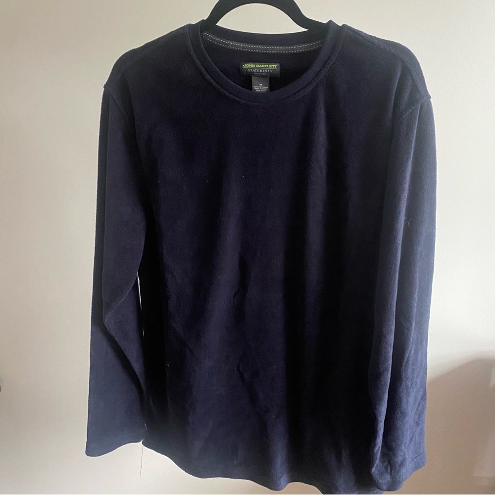 John Bartlett Blue Long Sleeve Sleepwear Top